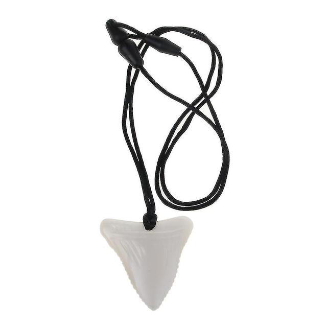 celebrate success Sensory Chew Necklace Chew Toys For Autistic Children Bpa Free Food Grade Pearl white on Productcaster.