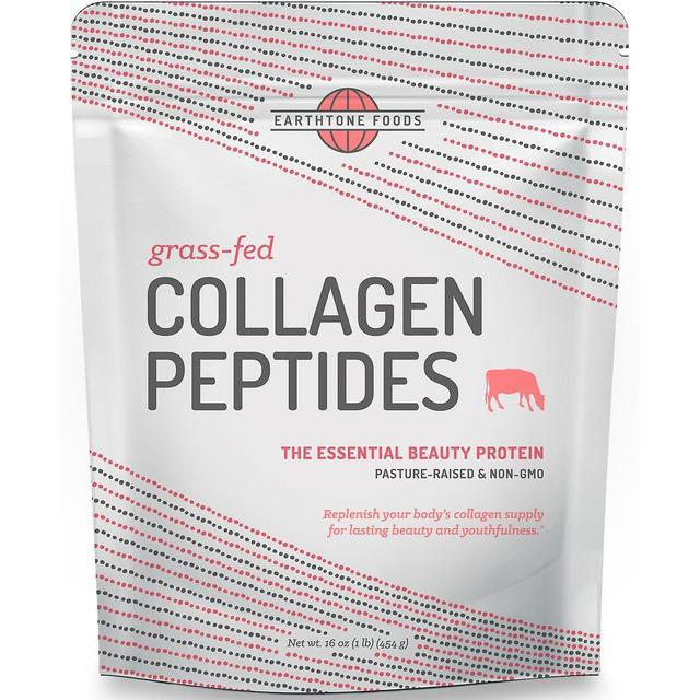 Earthtone Foods, Grass-Fed Collagen Peptides, Unflavored, 16 oz (454 g) on Productcaster.