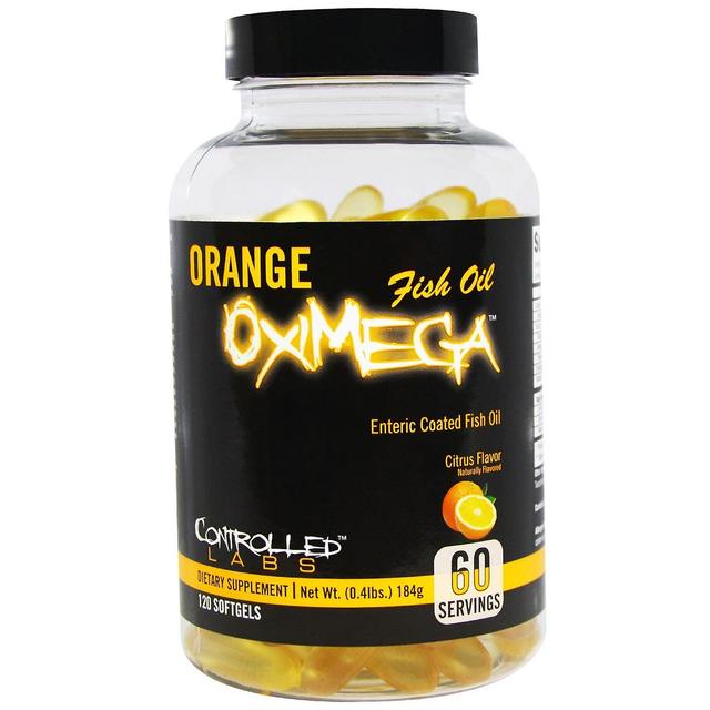 Controlled Labs, Orange OxiMega Fish Oil, Citrus Flavor, 120 Softgels on Productcaster.