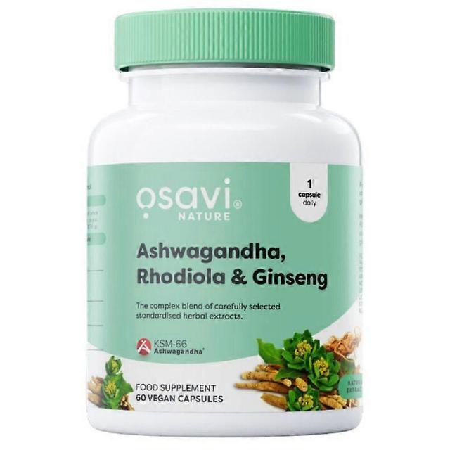 Osavi Ashwagandha + Rhodiola & Ginseng Gélules 60 on Productcaster.