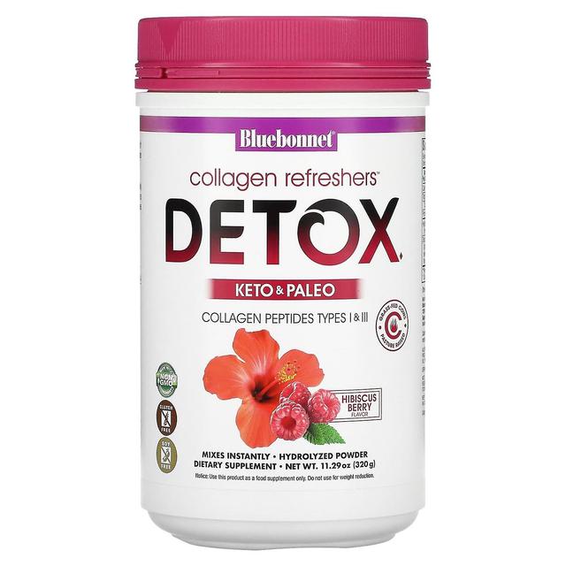 Bluebonnet Nutrition, Detox, Collagen Refreshers, Hibiscus Berry, 11.29 oz (320 g) on Productcaster.