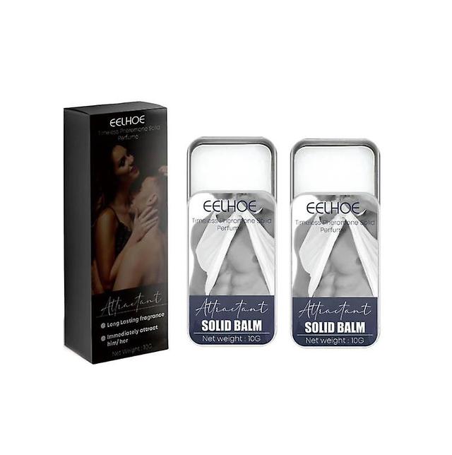 Eelhoe Solid Balm Smear Body Skin Lasting Fragrance Air Fresh Light Fragrance Portable Balm male 2pcs on Productcaster.