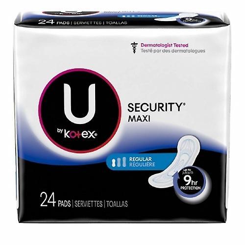 Kimberly Clark Security Maxi Regular Absorbency Pads, Count of 24 (Pack of 1) on Productcaster.