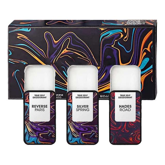 Set di profumi solidi - 3 pezzi affascinante balsamo solido fragranza naturale profumo solido per uomo donna portatile pocket profumo on Productcaster.