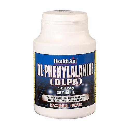 Dlpa (Dl-Phenylalanine) 30 tablets of 500mg on Productcaster.