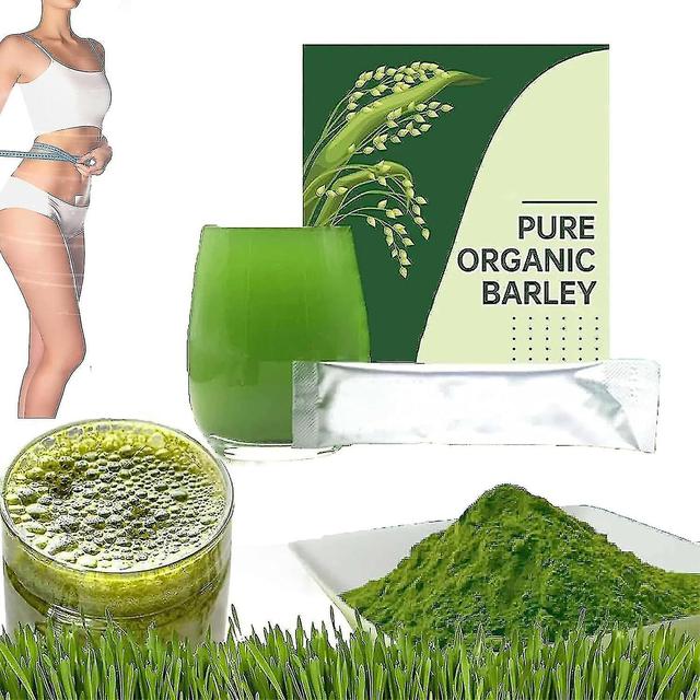 Pingguo Barley Grass Juice Powder, Barley Grass Powder 100% Pure & Organic, Organic Barley Grass Powder For Weight Fast Results 1 box on Productcaster.