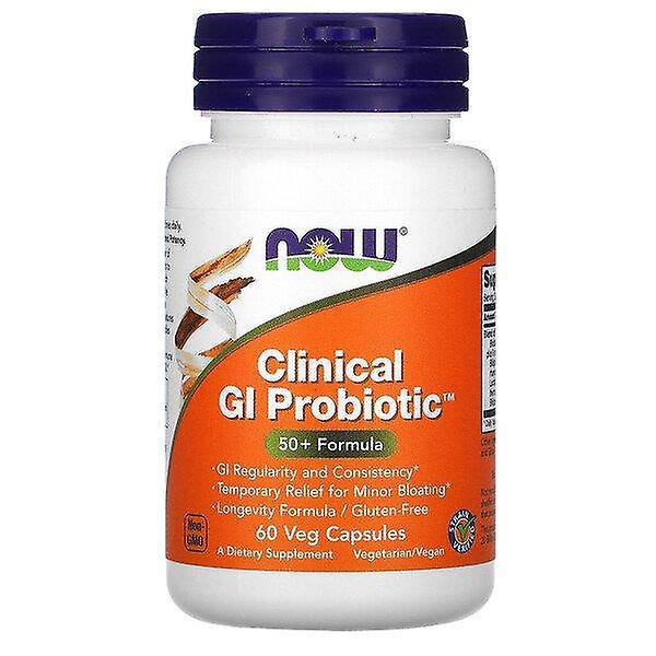 Now Foods, Clinical GI Probiotic, 50+ Formula, 60 Veg Capsules on Productcaster.