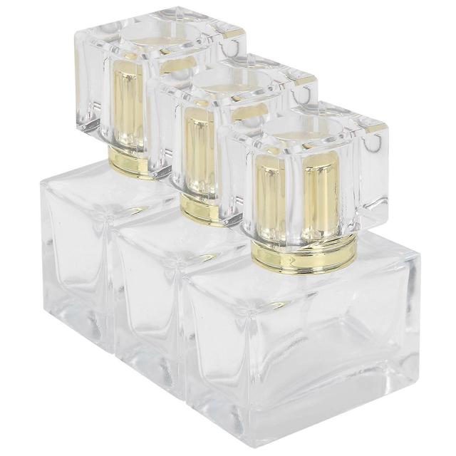 Glass Refillable Perfume Spray Bottle 3pcs Empty Makeup Dispenser as the picture shows on Productcaster.