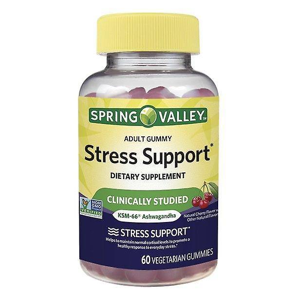 Spring valley stress support vegetarian gummies 60ct on Productcaster.