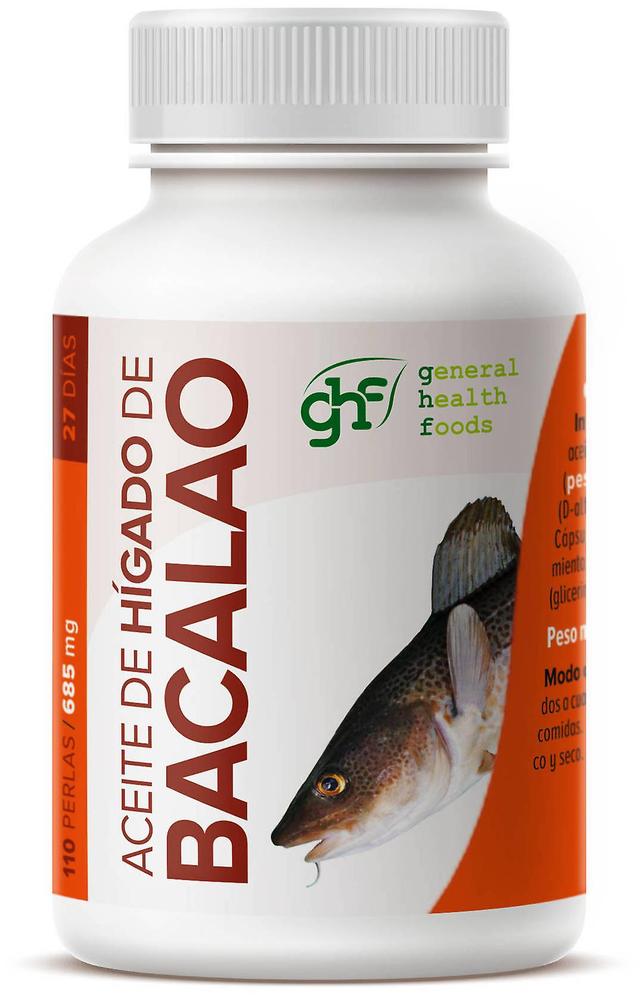 General Health Foods GHF Liver Cod 110 Pearls 685 mg 60 gr on Productcaster.