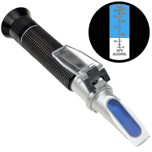 Distillery Refractometer Alcohol 0-80% V / V Alcohol Meter B High Quality on Productcaster.