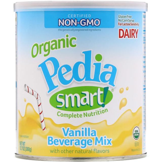 Nature's One, Organic Pedia Smart!, Komplet ernæringsdrikkevareblanding, Vanilje, 12,7 oz (360 g) on Productcaster.