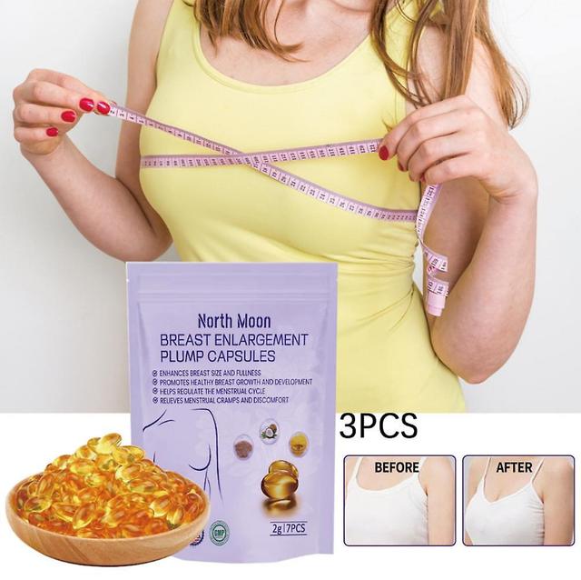 1pc North Moon Breast Enhancement Capsules Rich Rhyme Breasts Are Plump, Firm, Firm, Plump And Moisturizing Breast Care Capsules 3PCS on Productcaster.