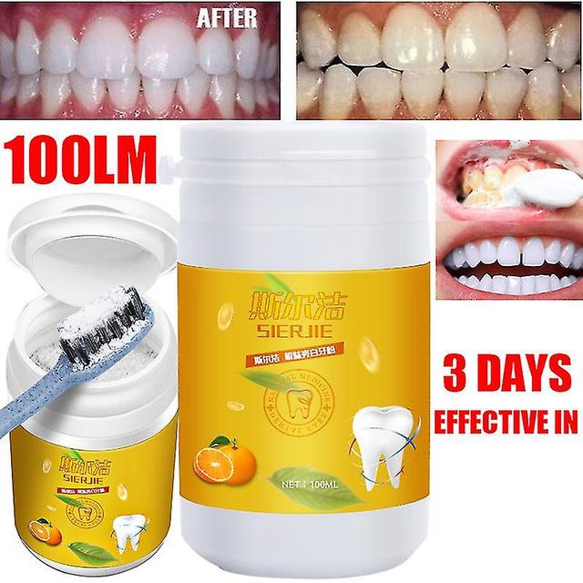 Whitening Tooth Powder 50g, Remove Smoke Stains, Coffee , Tea , Freshen Dad Breath, Oral Hygiene, Dental Care on Productcaster.