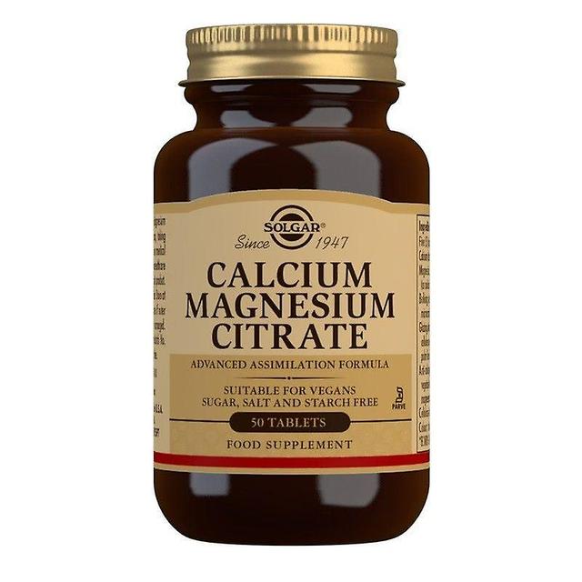 Solgar Calcium Magnesium Citrate tabletki 50 (12536295) on Productcaster.