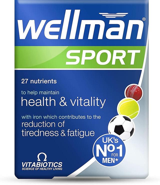 Vitabiotics Wellman Sports 30 Tablets Health & Vitality Supplement 3 Packs for 2 on Productcaster.