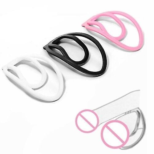 Chastity With The Fufu Clip Sissy Male Chastity Training Device Clip Cages Pink Small on Productcaster.