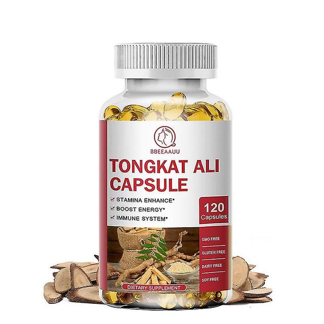 Guoguo Beau Powerful Tongkat Ali Root Capsules Anti-fatigue Improve Physical Fitness Potency Kidney Health Male Energy Supplement 120pcs on Productcaster.