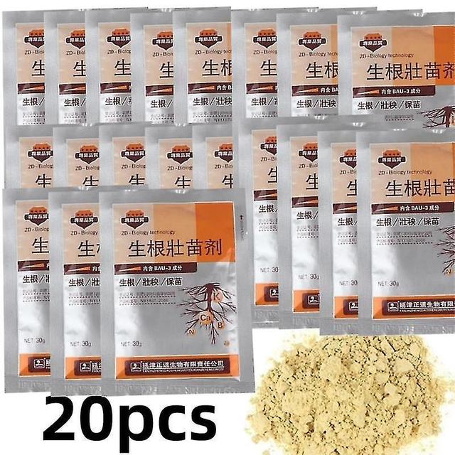 20pcs Fast Rooting Powder Plant Rapid Rooting Agent Strong Rooting Growth Hormones Fast Seedling Germination Powder Garden Tools on Productcaster.