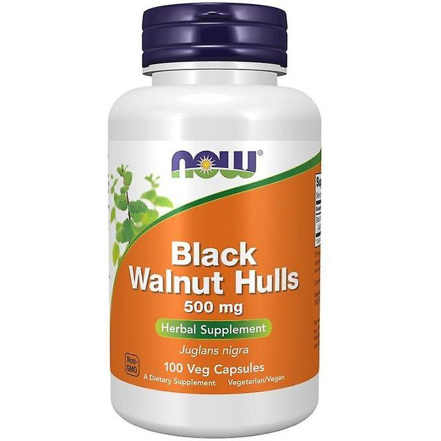 NOW Foods Black Walnut Hulls 500mg Capsules 100 on Productcaster.