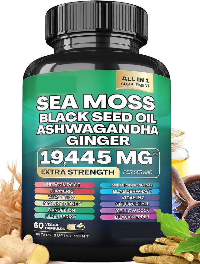 Seaweed Capsules 2pc*60 Seaweed Black Seed Oil Capsules on Productcaster.