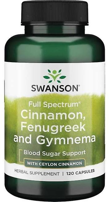 Swanson Full Spectrum Cinnamon, Fenugreek & Gymnema 120 Capsules on Productcaster.