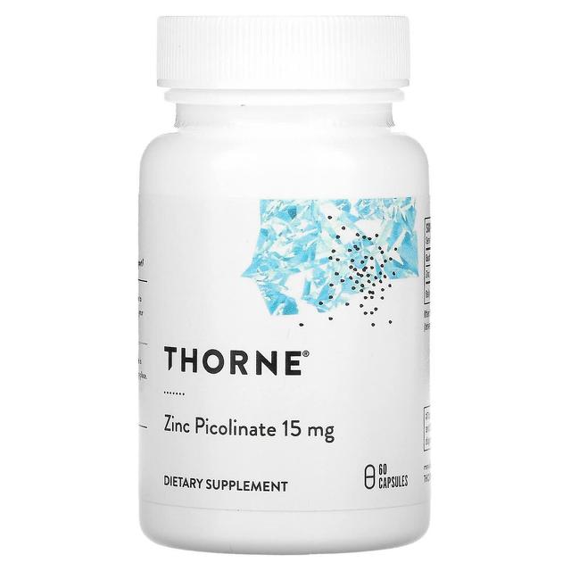 Thorne Research, Zinc Picolinate, 15 mg, 60 Capsules on Productcaster.