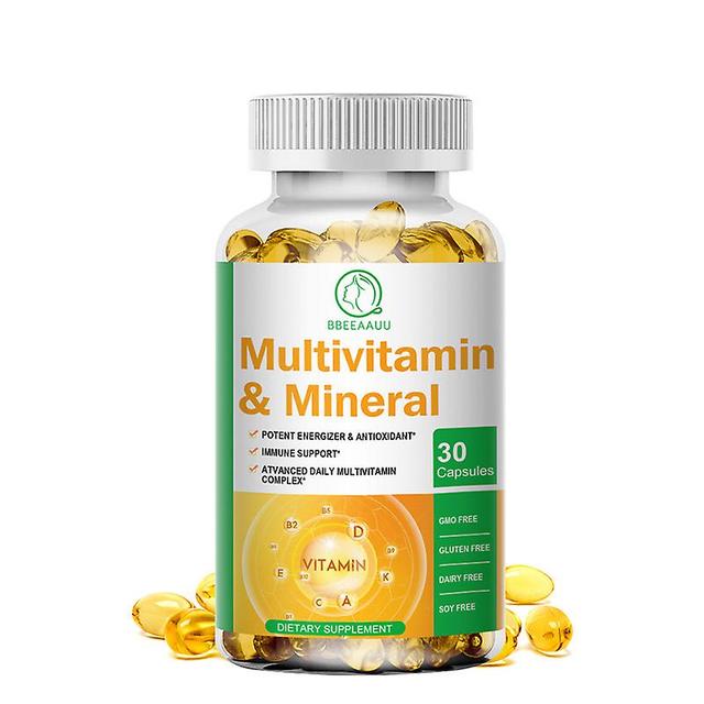 Beitong Organic Minerals Multi-vitamins Capsule Promote Bone And Tooth Development Protect Eyesight Immune Functions Healthy Food 60pcs on Productcaster.