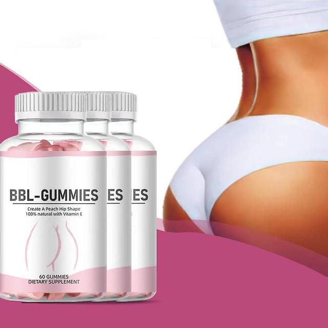 3-pack Women's Butt Enhancement Gummies Women's Butt Candies Hot Selling Breast Enlargement Vitamin Gummies on Productcaster.