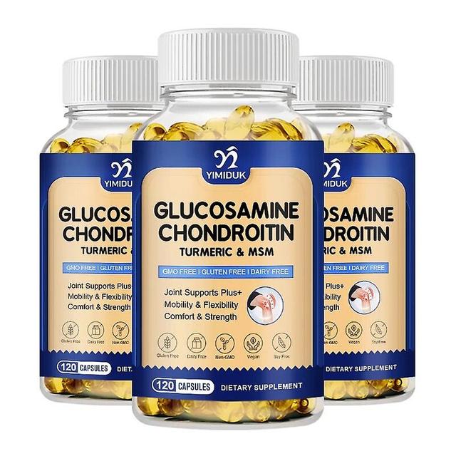 Visgaler Glucosamine Chondroitin Capsules With Bee Venom For Bone & Joint Support Stress Relief Inflammation Management Immune Health 3 Bottles 120... on Productcaster.