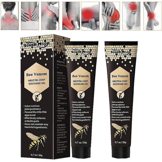 2pcs Bee Pain Relief Bone Healing Cream Natural Ingredients Promote Blood Circulation To Improve Joint Discomfort Patients on Productcaster.