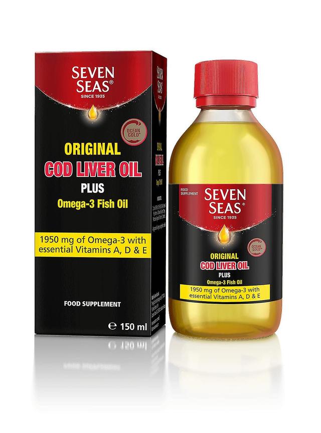 Cod Liver Oil Plus Omega-3 Fish Oil Liquid With Vitamin D - 150ml on Productcaster.