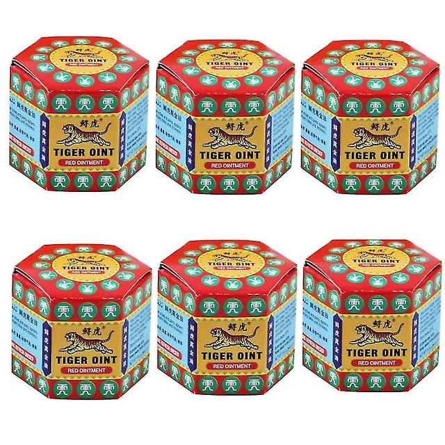 Beitong 6x Tiger Balm Red White Muscle Relieve Pain Relief Plaster Pain Relax Balm Joints Pain Massage Ointment Medical Plaster Health on Productcaster.