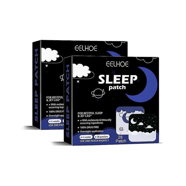 28-84pcs Sleep Patches Insomnia Sleep Aid Patch Decompression Improve Sleeping Plaster For Good Sleep At Home 2pcs on Productcaster.