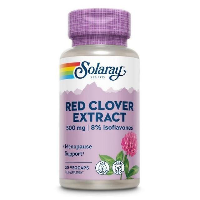 Solaray Red Clover 500mg Capsules 30 (10799) on Productcaster.