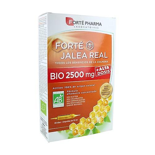 Forté Pharma Forté Royal Jelly BIO 2500 mg 20 ampoules on Productcaster.