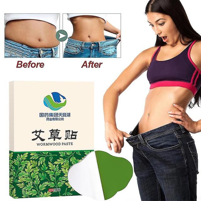 5pcs Wormwood Belly Button Paste Eliminates Beer Belly Loses Fat And Weight on Productcaster.