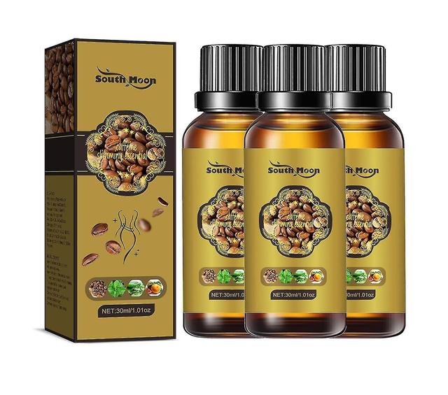 3pcs Belly Drainage Caffeina Olio da massaggio, Drenaggio linfatico Caffeinaolio, Pancia dimagrante Caffeinaolio, 10ml, 30ml Drenaggio naturale Caf... on Productcaster.