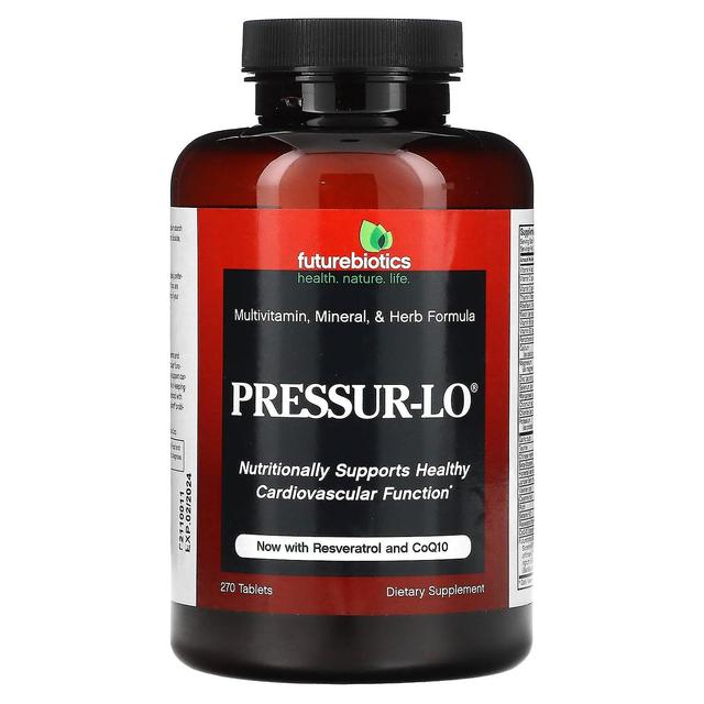 FutureBiotics, Pressur-Lo, Multi Vitamina, Mineral & Herb Formula, 270 Comprimidos on Productcaster.