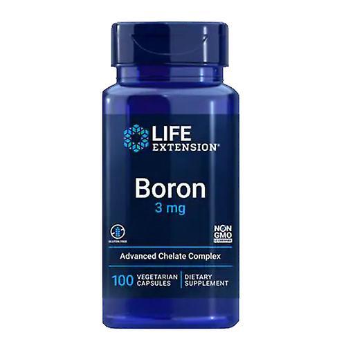 Life Extension Boron,3 mg,100 Vcaps (Pack of 3) on Productcaster.