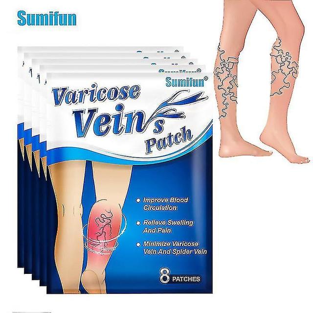 christina show 40pcs/5bags New Varicose Veins Patch Thigh Blood Vessel Swelling Phlebitis Vasculitis Sticker Pain R on Productcaster.