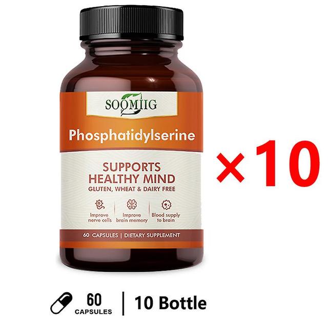 Vorallme Strongly Supports Cognitive Health And Brain Function, Relieves Anxiety And Supports Memory, Mental Alertness 60capsule-10 bottle on Productcaster.