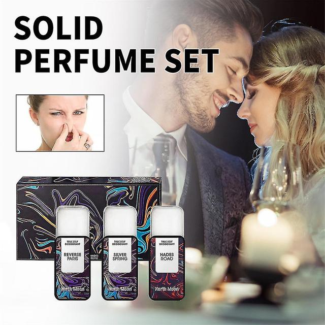 1-3set Peromone Solid Perfume Set, Pheromotherapy Portable Perfume Long Lasting Pheromone Men Attract Women on Productcaster.