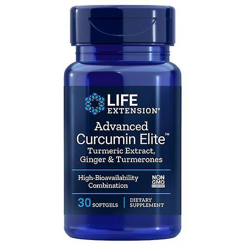 Life Extension Extensão de vida Avançada Curcumin Extrato de Cúrcuma De Gengibre & Turmeronas, 30 Softgels (Pacote de 3) on Productcaster.