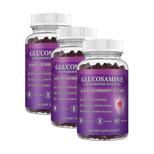 Yinyoo Glucosamine Chondroitin Gummies - 1500 Mg Extra Strength Joint Support Gummies With Msm & Elderberry For Natural Joint Support, Antioxidant ... on Productcaster.