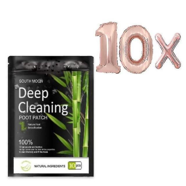 10pack Detoxikačné náplasti na nohy pre úľavu od stresu Hlboký spánok Prírodné čistiace toxíny Bylinná náplasť na chudnutie nôh on Productcaster.