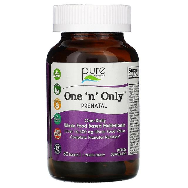 Pure Essence, One 'n' Only PreNatal, 30 Tablets on Productcaster.