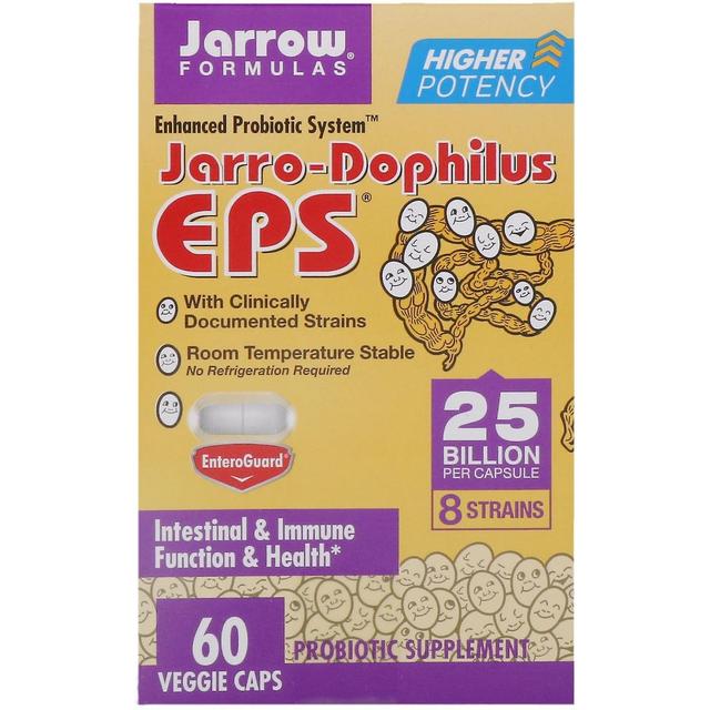 Jarrow Formulas, Jarro-Dophilus EPS, 25 Billion, 60 Veggie Caps on Productcaster.