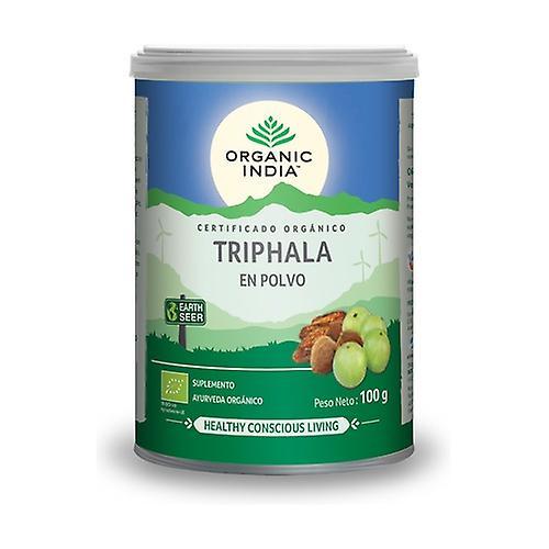 Organic India Organic Triphala Powder Tin 100 g of powder on Productcaster.