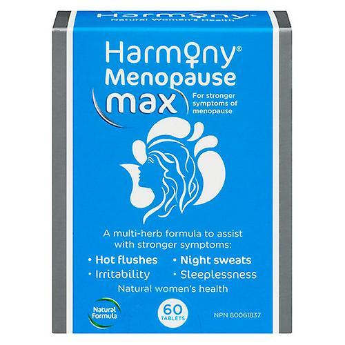 Martin & Pleasance North America Harmony Menopause Max, 60 tabletek od Martin & Pleasance Ameryka Północna on Productcaster.